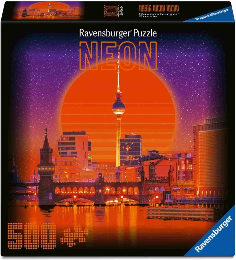 Ravensburger neonová kolekce: Berlín – puzzle 500 dílků