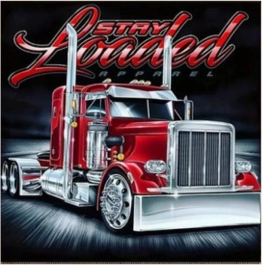 Norimpex diamantové malování americký červený truck 30 × 40 cm