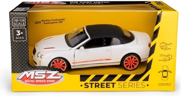 MSZ Bentley Continental Supersports ISR bílý model auta 1:24