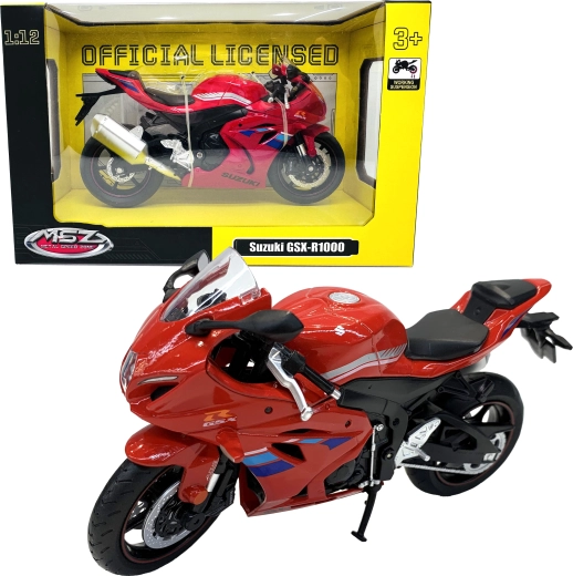 Kovový model motocyklu Maisto Suzuki GSX-R1000 2006 v měřítku 1:12