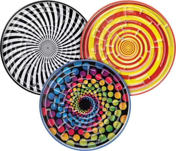 Kovové kapesní bludiště SCHYLLING – 3 barevné varianty