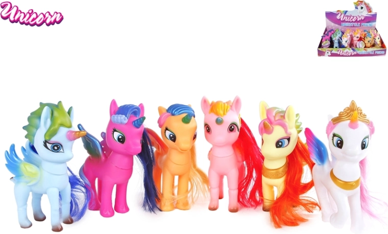 Jednorožec s otočnou hlavou 13 cm