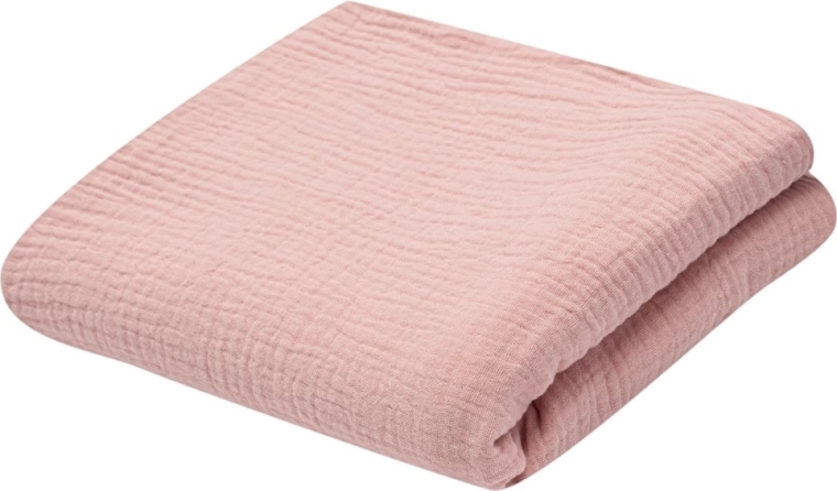 Mušelínová dětská deka New Baby 70 × 100 cm růžová