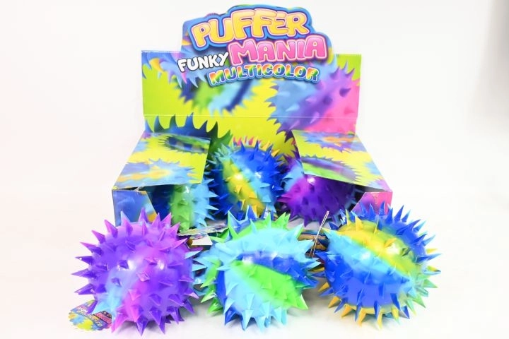 Duhový míček s měkkými hroty 18 cm - 1 kus