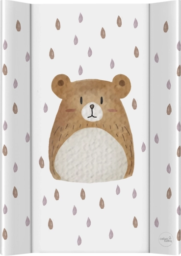 Ceba Baby měkká profilovaná přebalovací podložka na komodu basic bear buddy 50 × 70 cm