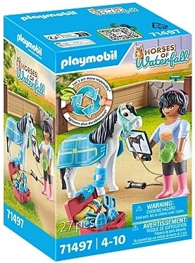 Playmobil Horses of Waterfall hipoterapeutka – sada pro péči o koně