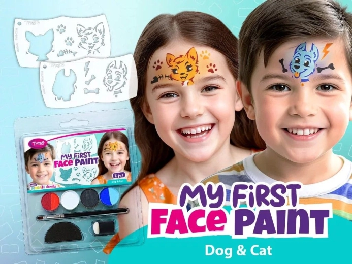 My First FacePaint malování na obličej pes a kočka