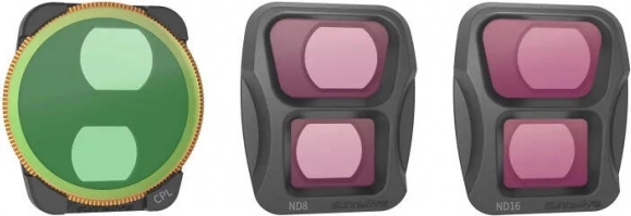 Sada filtrů Sunnylife pro DJI Air 3 s CPL, ND8 a ND16