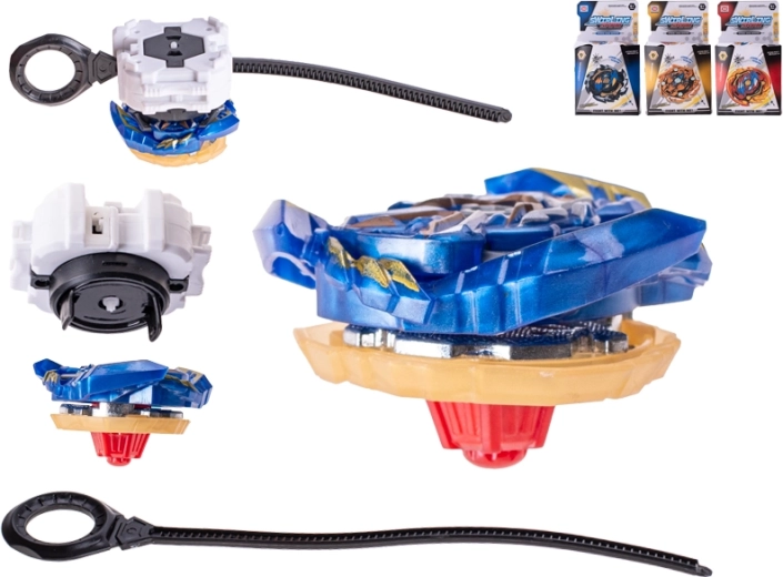 Spinner s vystřelovačem 5,5 cm – rychlá akční hračka ve stylu BEYBLADE
