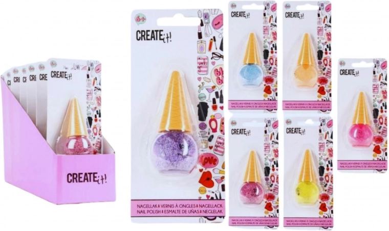 Lak na nehty Create it ve tvaru zmrzliny - 1 kus