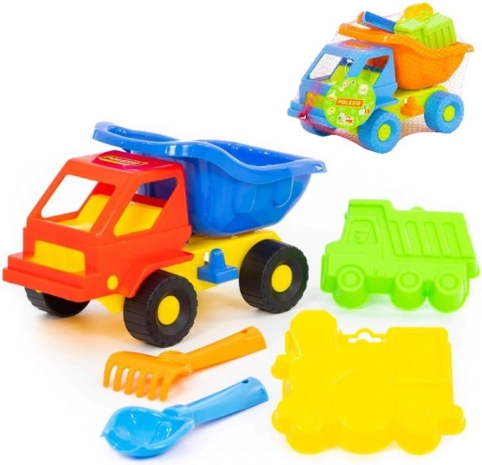 Sada na písek Auto Kazimír s formičkami a nářadím