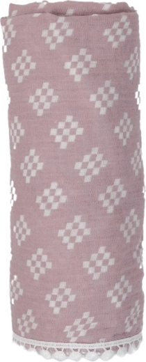 Lodger mušelínová zavinovačka swaddler tribe muslin rose