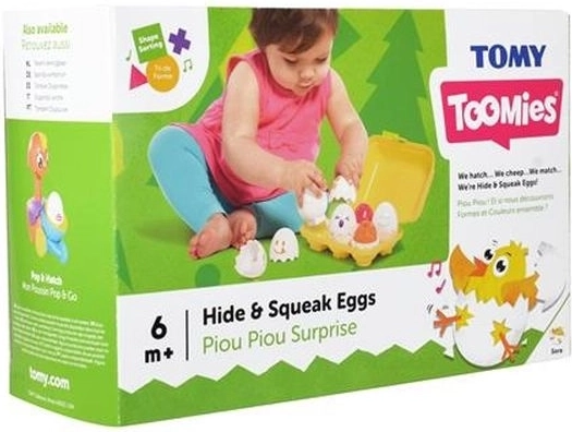 Toomies schovávej a pískej vajíčka (6 ks)