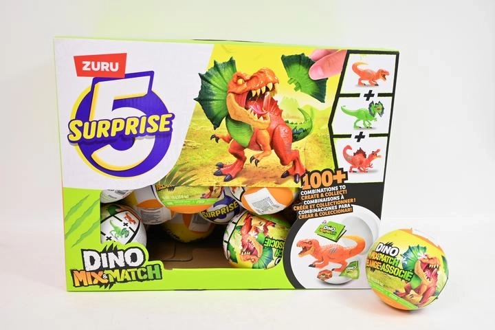 ZURU 5 Surprise Dino mix and match překvapivá koule