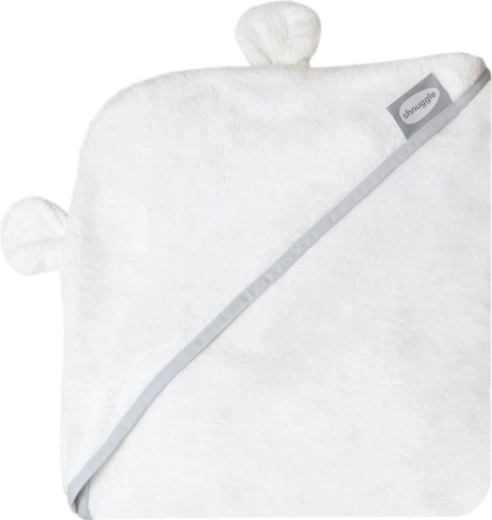 Shnuggle zavinovací osuška s kapucí white