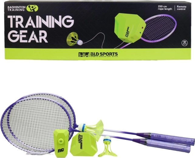 Badmintonový trenažér pro domácí trénink