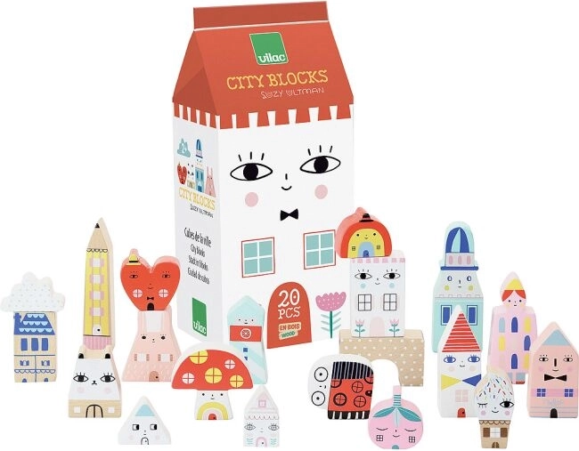 Dřevěné kostky Městský dům