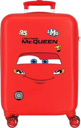 Dětský skořepinový kufr Cars Blesk McQueen červený 50 cm 33 l