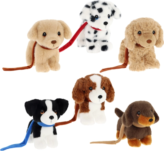 Keeleco štěně Love na vodítku 14 cm (6 druhů)