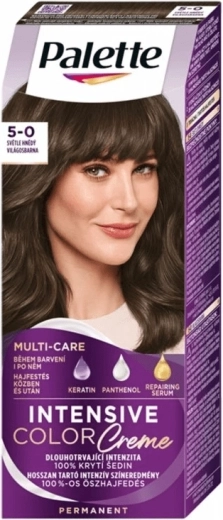 Palette Intensive Color Creme 5-0 světle hnědá 50 ml