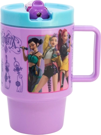 Stor plastový hrneček s pítkem 530 ml K-pop: lovkyně démonů - 1 kus