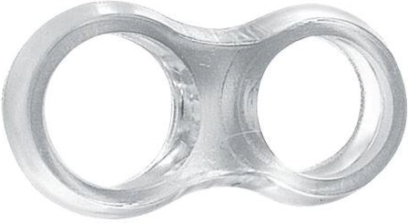 Tlumič nárazů na kliku 42 × 15 mm, plast, 4 ks