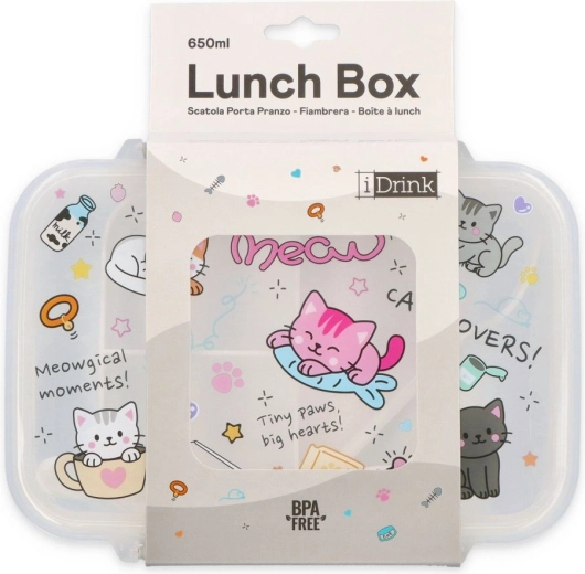 iTotal svačinový box s kočičkami - 1 kus