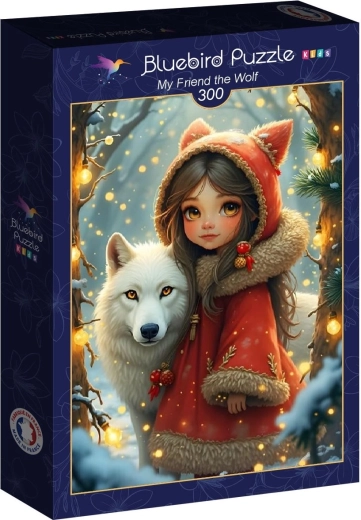 Puzzle Bluebird můj přítel vlk 300 dílků