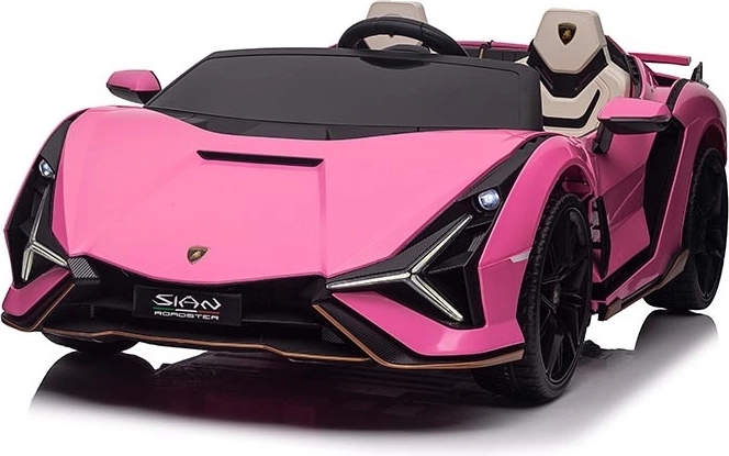 Elektrické autíčko pro děti Qileshi Lamborghini Sián růžové