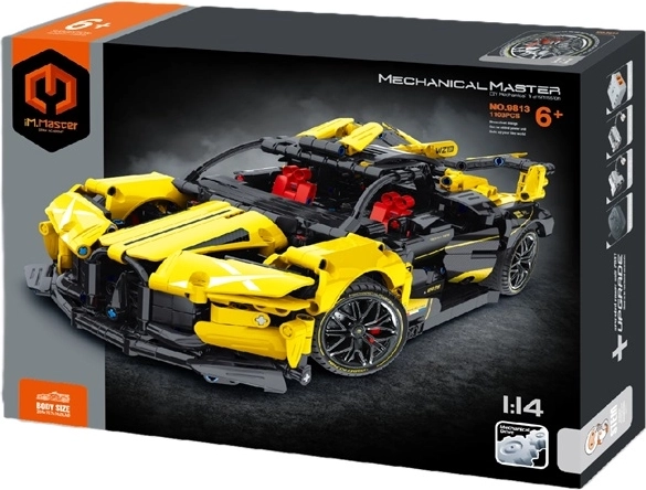 IM.Master závodní auto 1:14 žluté (stavebnice)