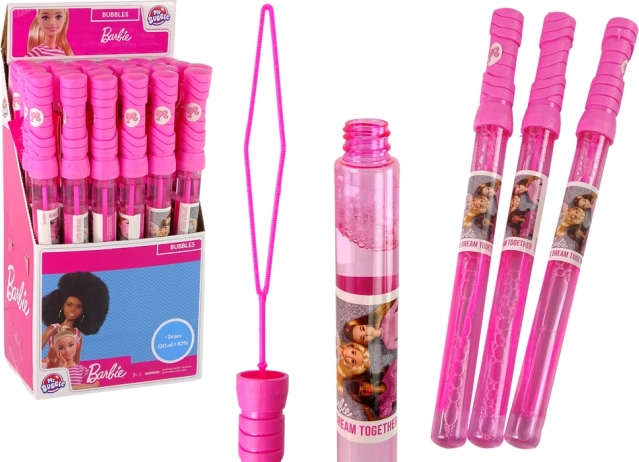 Bublifuk Meč Barbie Růžový 120ml