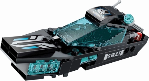 Stavebnice Qman Shadow Pulse Combat Vehicle – člun