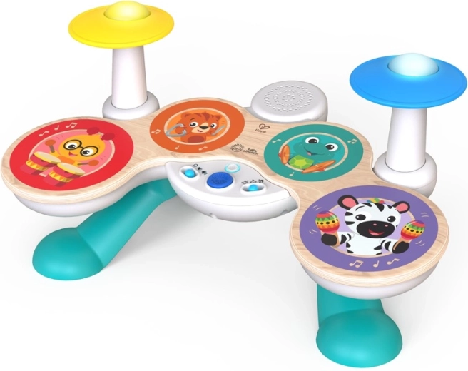Baby Einstein x Hape interaktivní bubny Together in Tune Magic Touch pro děti od 12 měsíců