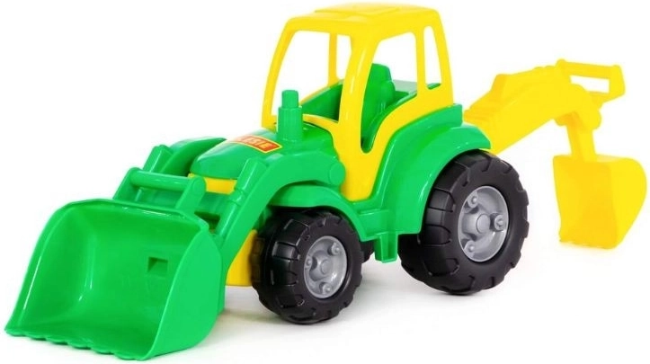 Traktor Šampión s přední lopatou a lžicí