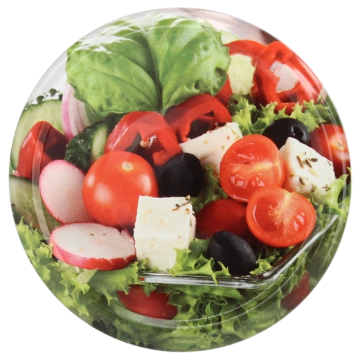 Víčka na zavařovací sklenice 66 mm se zeleninovým motivem, 4z