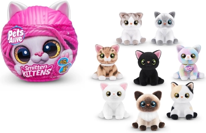 Interaktivní plyšové kotě ZURU Pets Alive Smitten Kitten