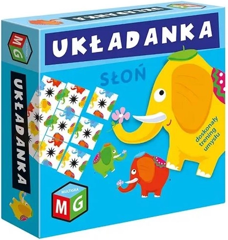 Układanka-łamigłówka slon