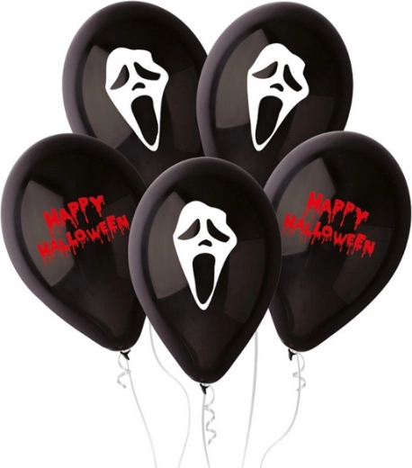 Gemar pastelové prémiové balónky 12" strašné Halloween (5 ks)