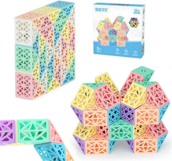 Kreativní ażu­rované puzzle v krabičce – 36 dílků
