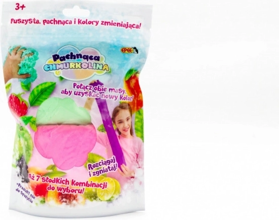 Vonná modelovací hmota Chmurkolina 2×30 g – směs barev, malinová