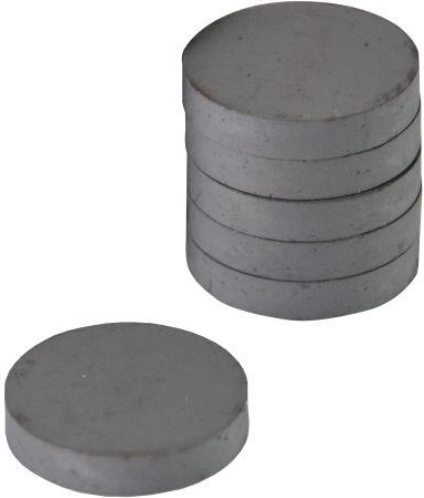 Super silné kulaté magnety 22 mm, černé (6 ks)