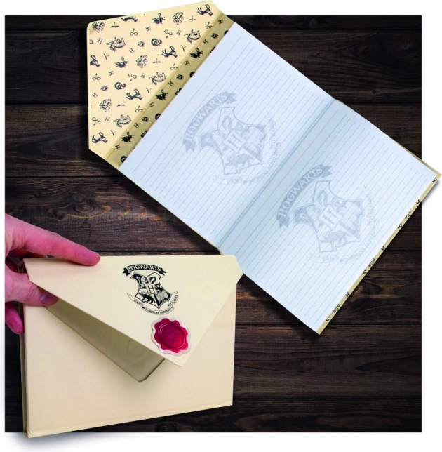 Linkovaný zápisník Harry Potter s magnetickým zavíráním