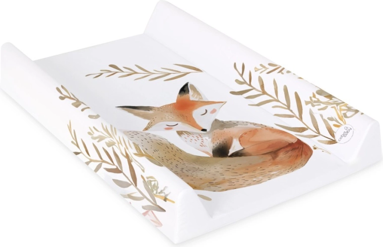 Ceba Baby přebalovací podložka s pevnou deskou 50 × 70 Basic Red Fox, 2hranná