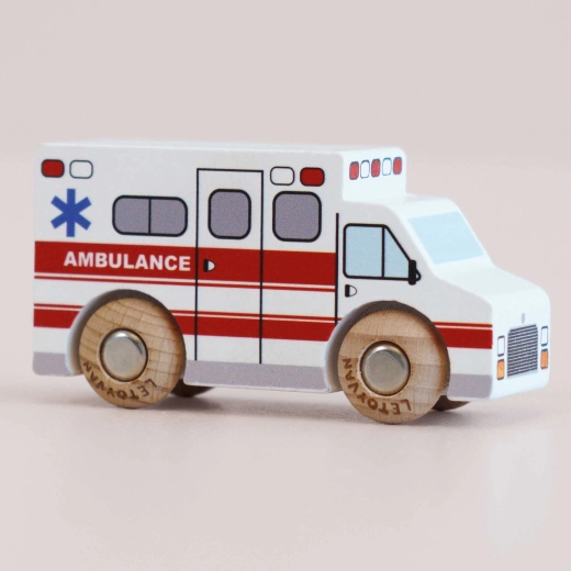 Le Toy Van dřevěná sanitka lance