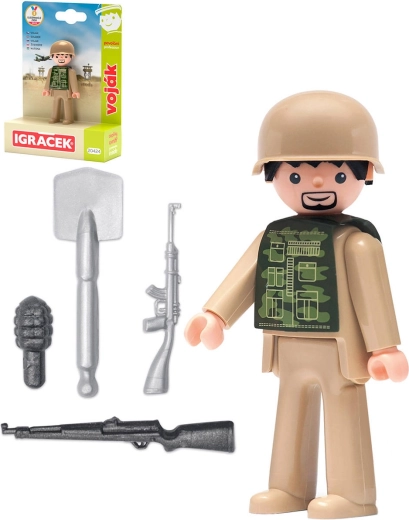 Efko Igráček voják (povolání) set s doplňky