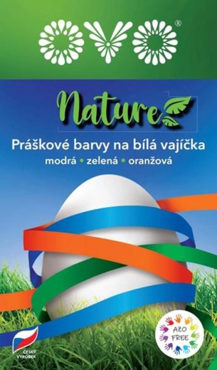 Ovo Nature pastelky – 3 barvy (modrá, zelená, oranžová)