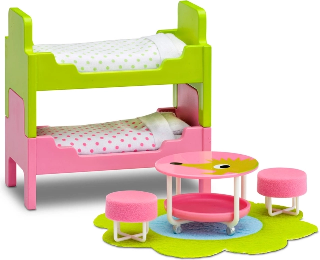 Lundby sada nábytku do dětského pokoje pro domeček pro panenky