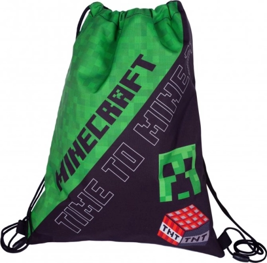 Pytlík na přezůvky Minecraft Time to Mine