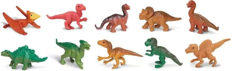 Safari Ltd. mláďata dinosaurů – sada 48 figurek