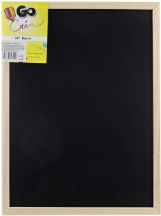 Oboustranná dřevěná tabule na malování 40 × 30 cm